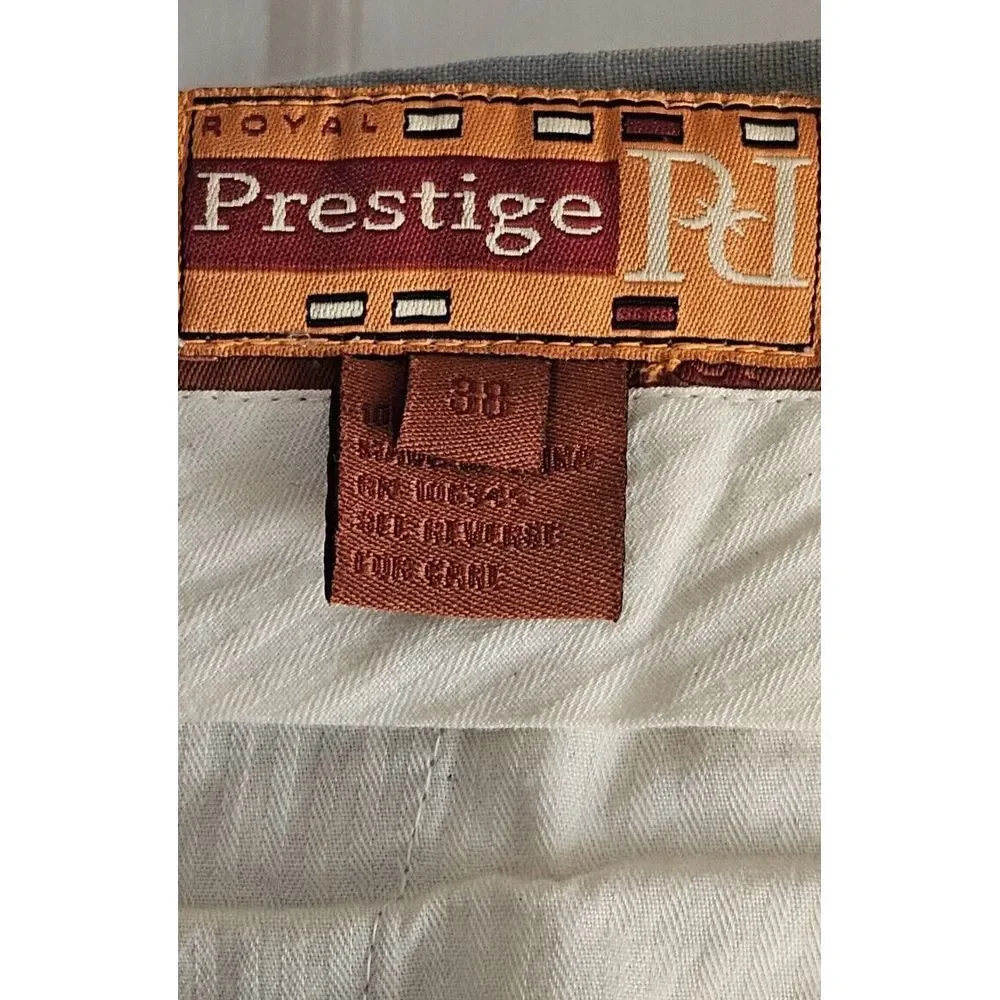 Vtg Royal Prestige‎ PD 100% linen men trouser ( 36
